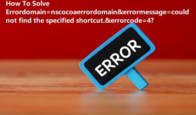 NSCocoaErrorDomain Error Code 4: Causes and Fixes