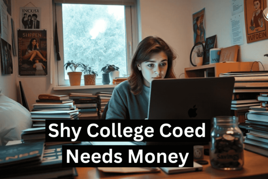 Shy College Coed Needs Money